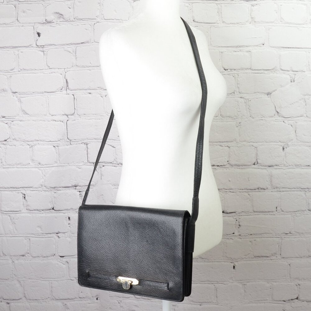 VALENTINO VTG Messenger Style Flap-Over Shoulder Bag / Crossbody [fits tablet]